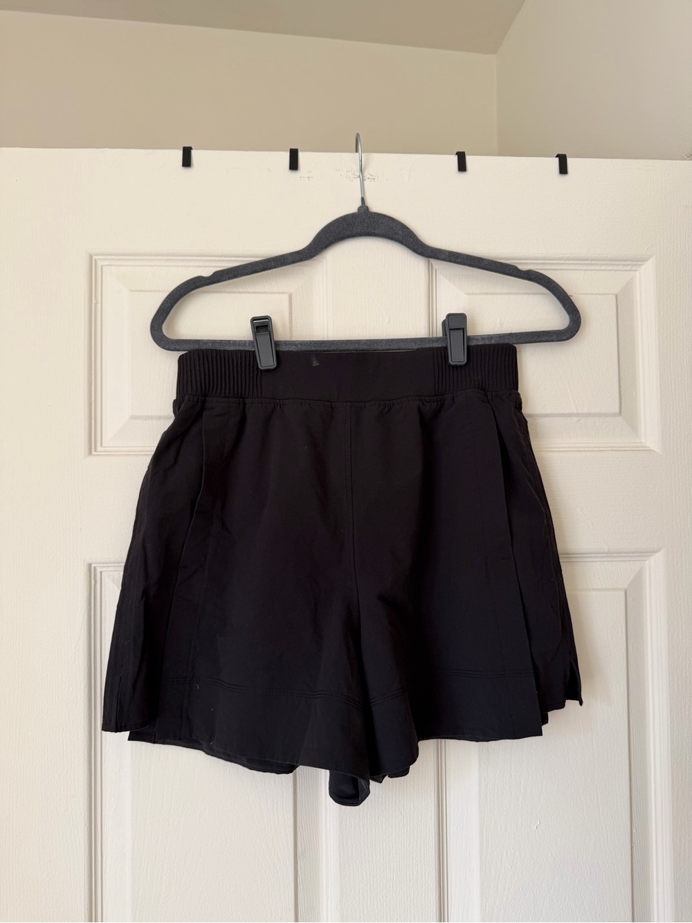Lululemon Women’s Black Athletic Shorts with Elastic Waistband